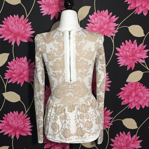 Torn by Ronny Kobo "Natalie" Peplum Top - Picture 6 of 11